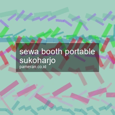 Sewa Booth Portable Sukoharjo