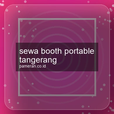 Sewa Booth Portable Tangerang