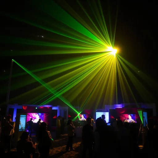 Sewa Laser Lighting Bondowoso