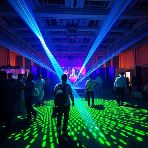 Sewa Laser Lighting Sampang