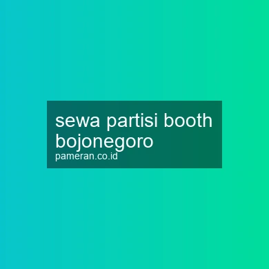 Sewa Partisi Booth Bojonegoro