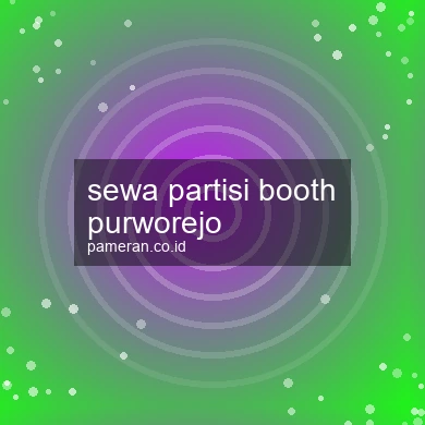 Sewa Partisi Booth Purworejo