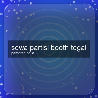 Sewa Partisi Booth Tegal