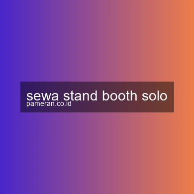 Sewa Stand Booth Solo