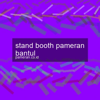 Stand Booth Pameran Bantul