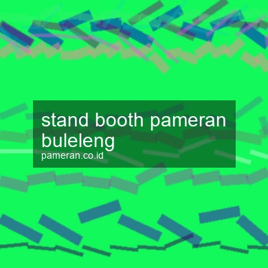 Stand Booth Pameran Buleleng