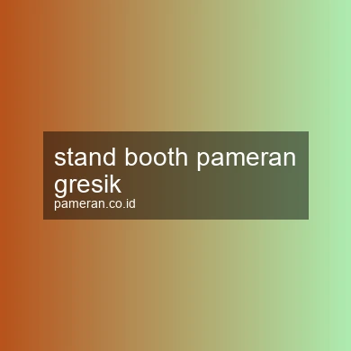 Stand Booth Pameran Gresik