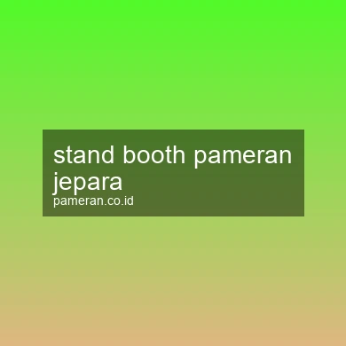 Stand Booth Pameran Jepara