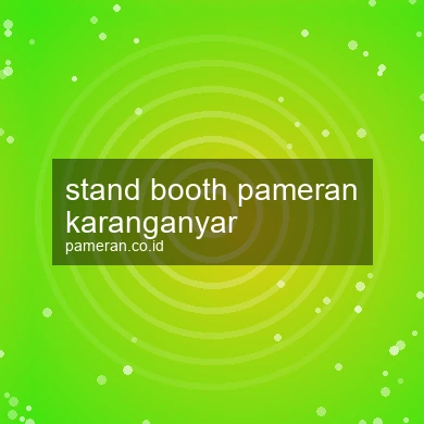 Stand Booth Pameran Karanganyar