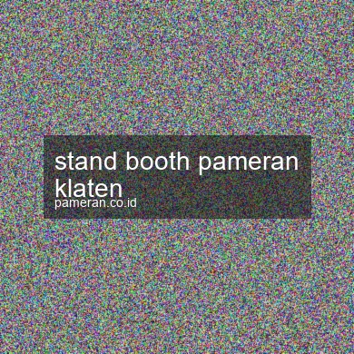 Stand Booth Pameran Klaten