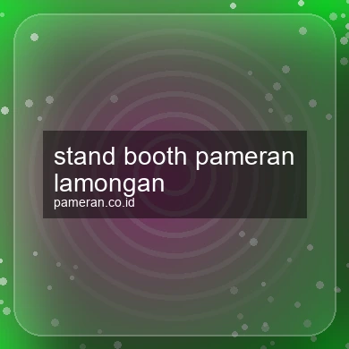 Stand Booth Pameran Lamongan