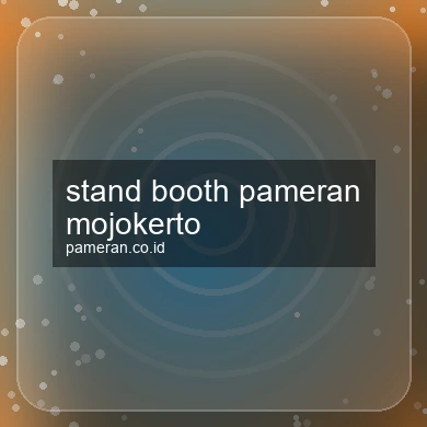 Stand Booth Pameran Mojokerto