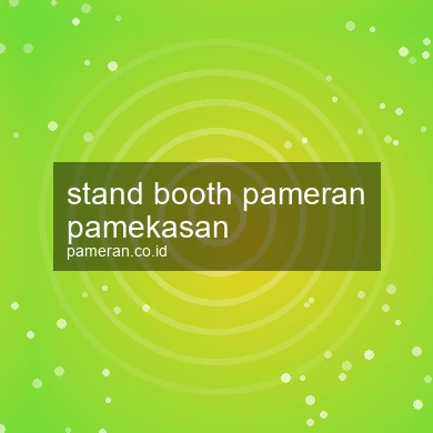 Stand Booth Pameran Pamekasan