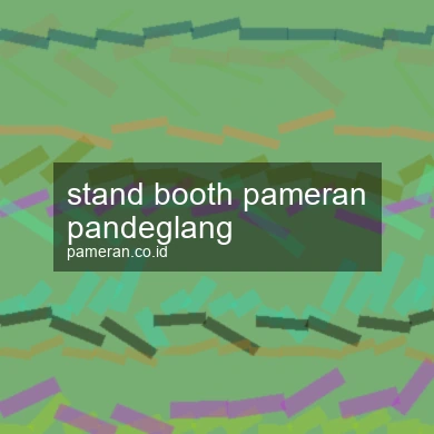 Stand Booth Pameran Pandeglang