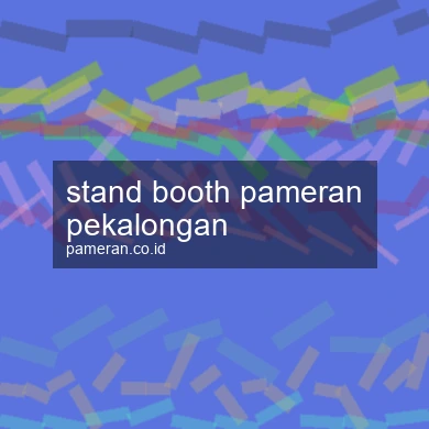 Stand Booth Pameran Pekalongan