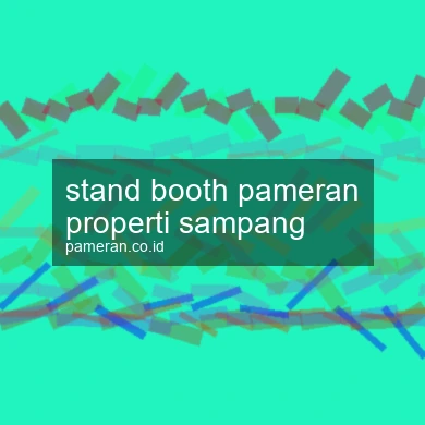 Stand Booth Pameran Properti Sampang