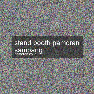Stand Booth Pameran Sampang