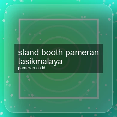 Stand Booth Pameran Tasikmalaya