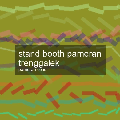 Stand Booth Pameran Trenggalek