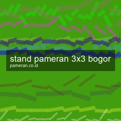 Stand Pameran 3x3 Bogor