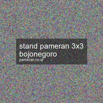 Stand Pameran 3x3 Bojonegoro