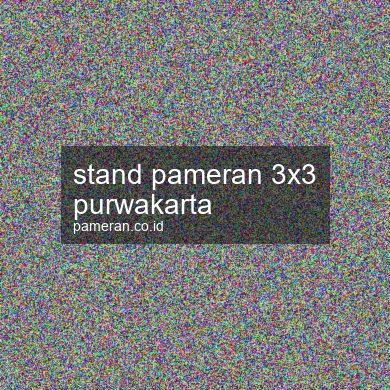 Stand Pameran 3x3 Purwakarta