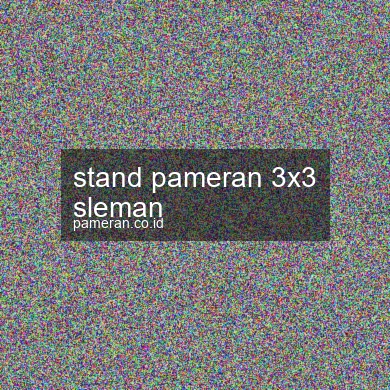 Stand Pameran 3x3 Sleman