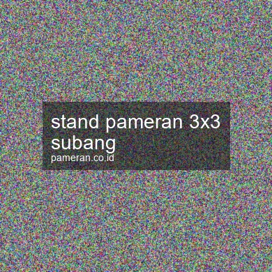 Stand Pameran 3x3 Subang