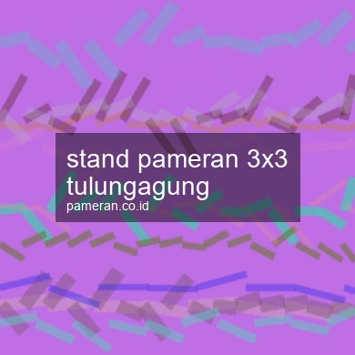 Stand Pameran 3x3 Tulungagung