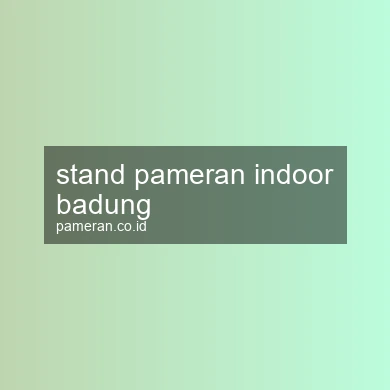 Stand Pameran Indoor Badung