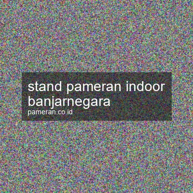 Stand Pameran Indoor Banjarnegara