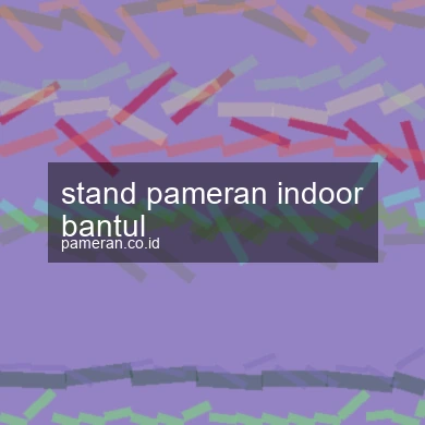 Stand Pameran Indoor Bantul