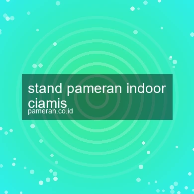 Stand Pameran Indoor Ciamis