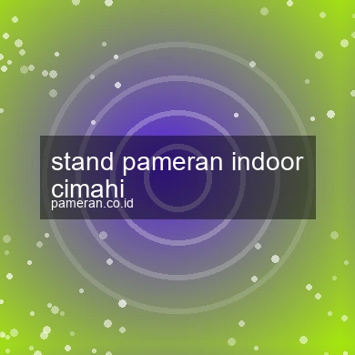 Stand Pameran Indoor Cimahi