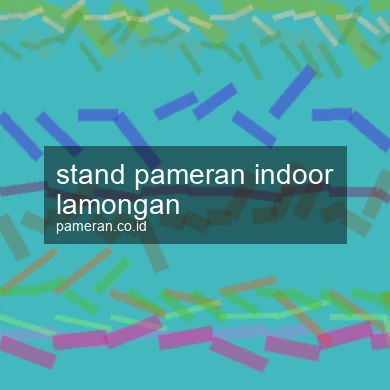 Stand Pameran Indoor Lamongan