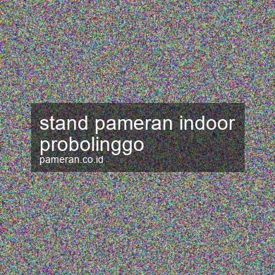 Stand Pameran Indoor Probolinggo