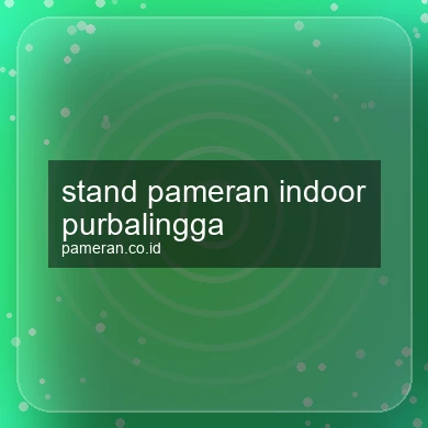 Stand Pameran Indoor Purbalingga
