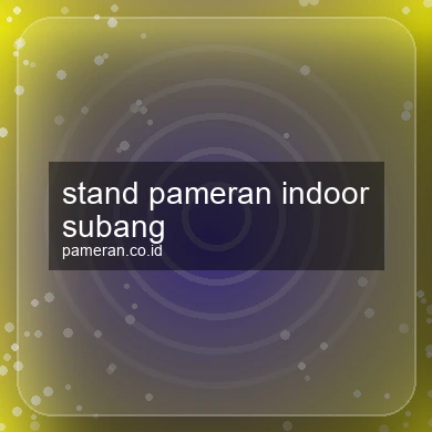 Stand Pameran Indoor Subang