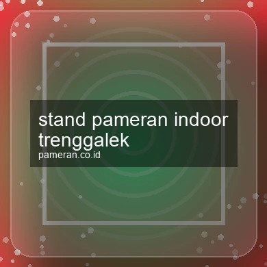 Stand Pameran Indoor Trenggalek