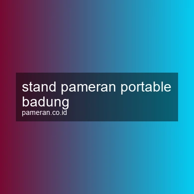 Stand Pameran Portable Badung