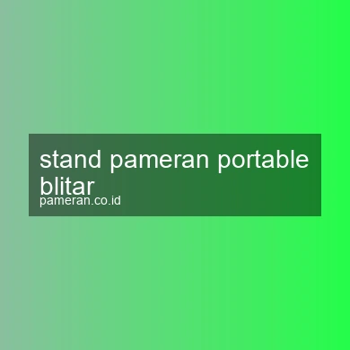 Stand Pameran Portable Blitar