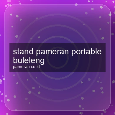Stand Pameran Portable Buleleng