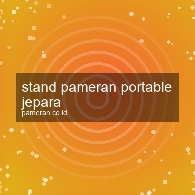 Stand Pameran Portable Jepara