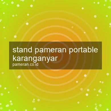 Stand Pameran Portable Karanganyar