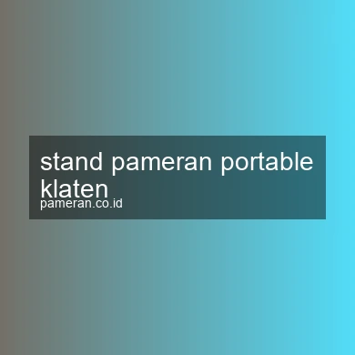 Stand Pameran Portable Klaten