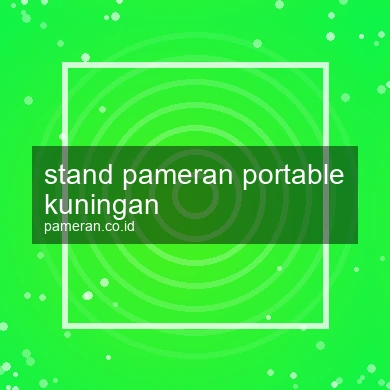 Stand Pameran Portable Kuningan