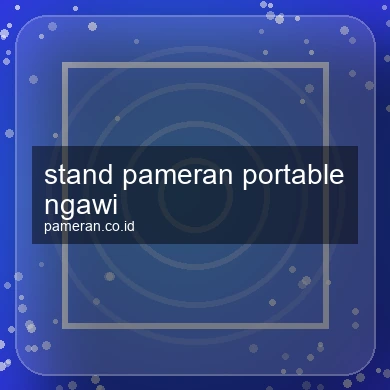 Stand Pameran Portable Ngawi