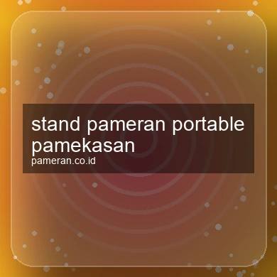 Stand Pameran Portable Pamekasan