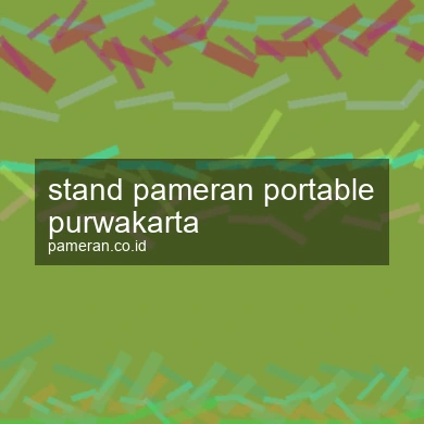 Stand Pameran Portable Purwakarta