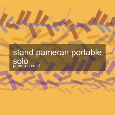 Stand Pameran Portable Solo